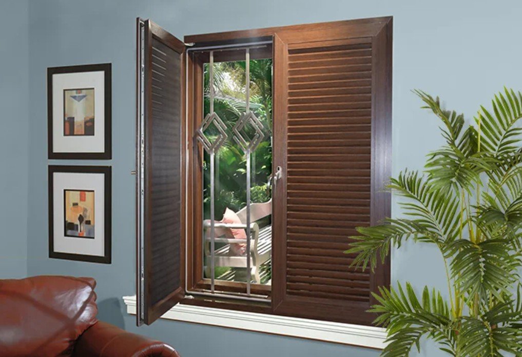Twin Sash Grill & Mesh Window